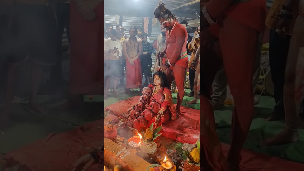 🙏 Aghora Kaali 🔥☠️ Mundu Mala Deeksha Ceremony | Aghori Ritu Maa&rsquo;s Sacred Initiation 🙏