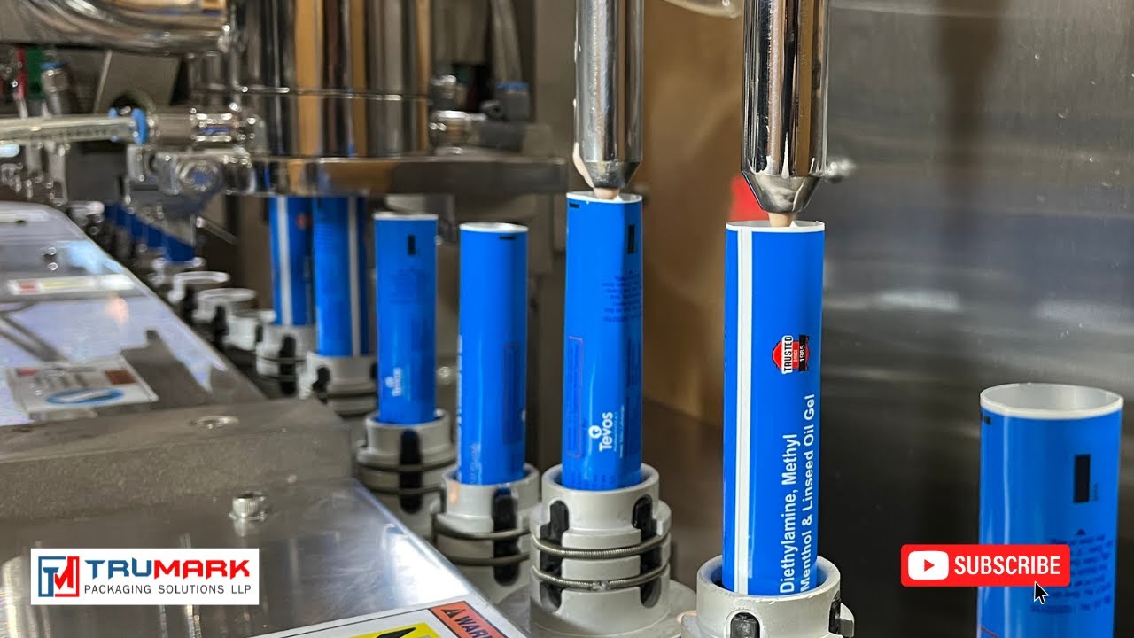 Automatic 2 Head Tube Filling & Sealing Machine - Customer Site Video