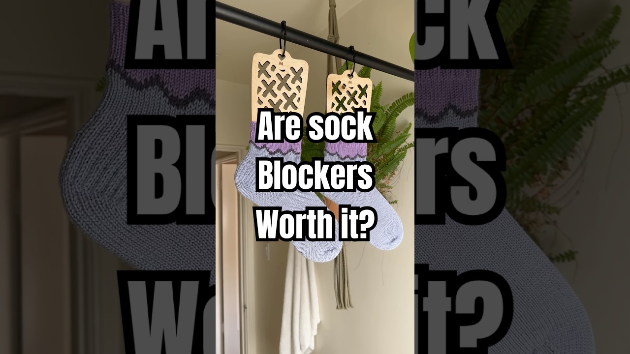 Is blocking socks worth it? 🧦✨ My answer: YES! 