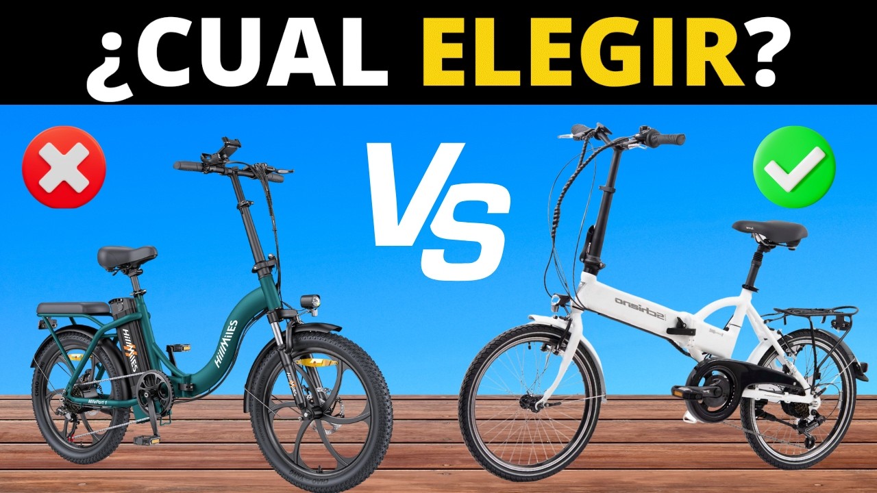 ✅ Las 5 Mejores Bicicletas Eléctricas Plegables de 2026 [Calidad Precio]