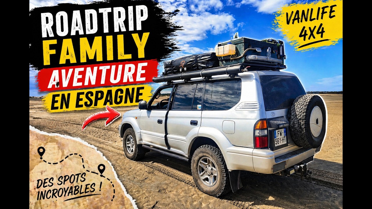 Road trip Espagne Première Partie   #espagne #landcruiser #bivouac #roadtrip #4x4 #vanlife #camping
