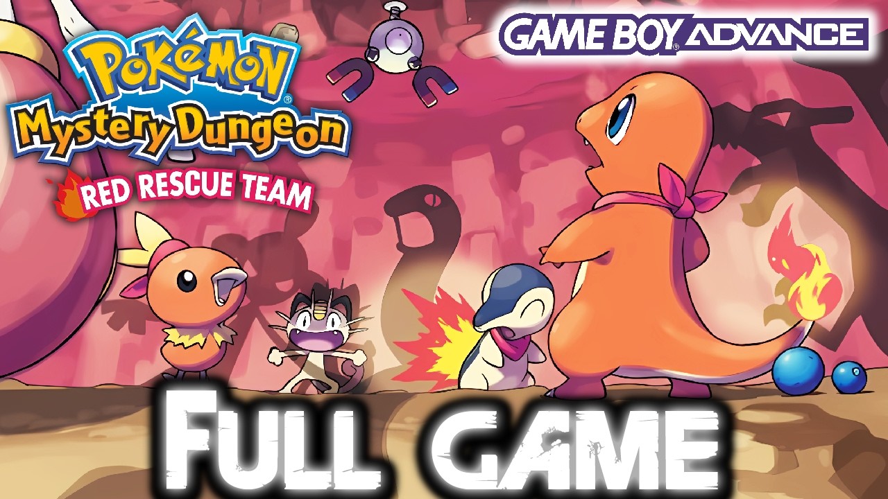 POKÉMON MYSTERY DUNGEON: RED RESCUE TEAM Gameplay Walkthrough FULL GAME (4K 60FPS) No Commentary