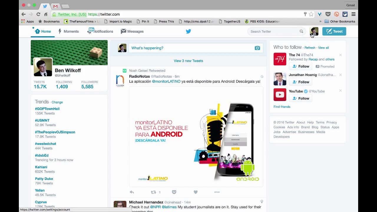 How to export and view your Twitter Archive