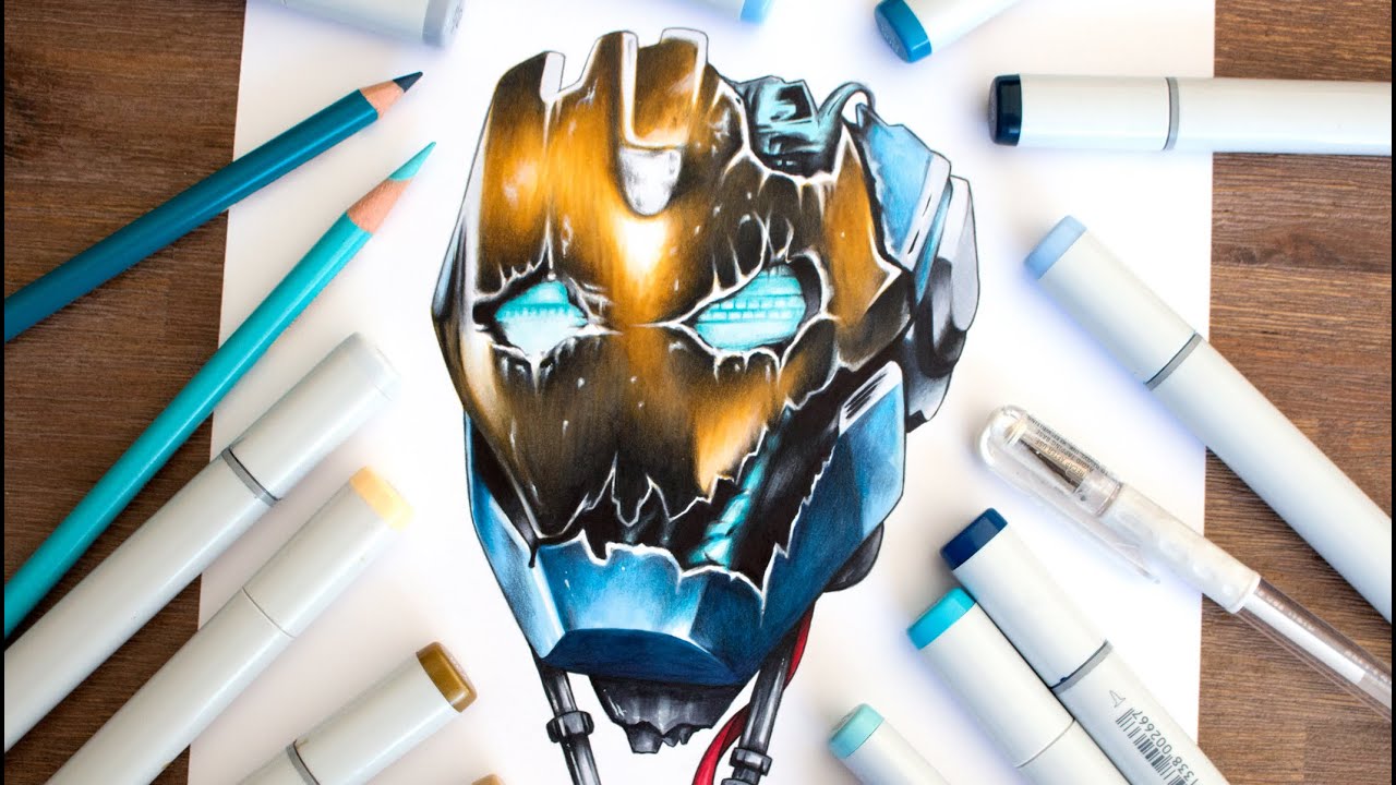 Drawing Ultron Mark 1