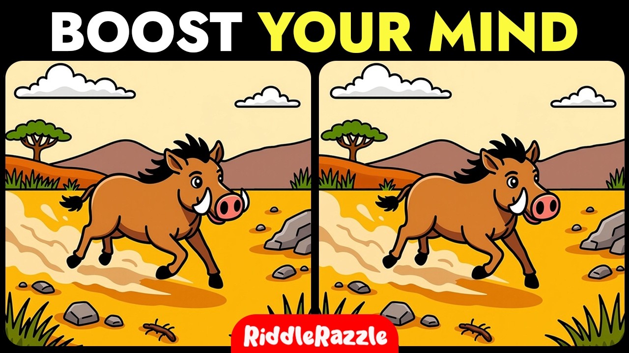 Brain Focus Training | Can You Find All 3 Differences?