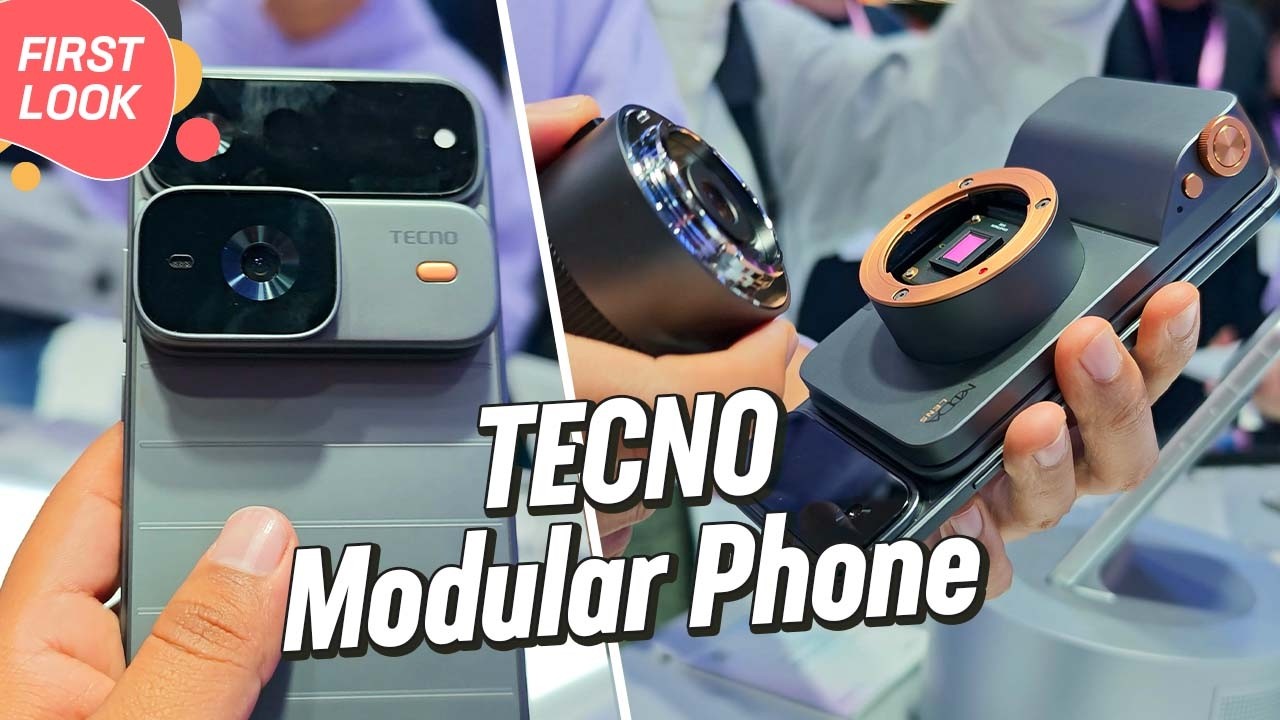 Это всех удивило: модульный телефон TECNO.