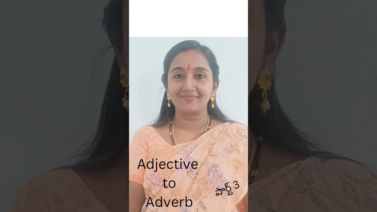 Adjective to Adverb with an awesome trick