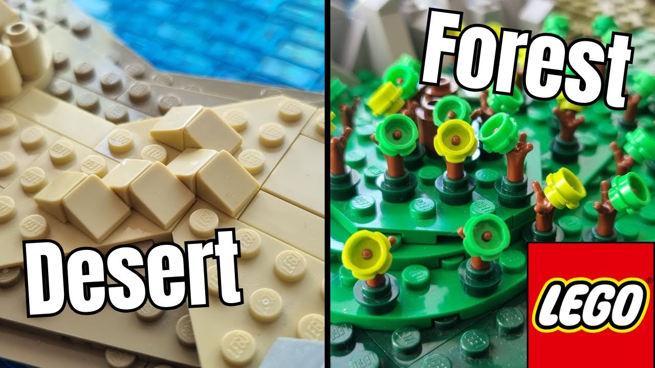 I Built a Huge FANTASY MAP out of LEGO
