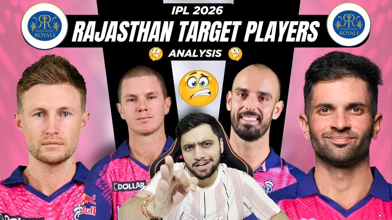 RR Target Players List 2026! Rajasthan Royals Full Auction Strategy | IPL 2026 Auction Analysis 🔥💗