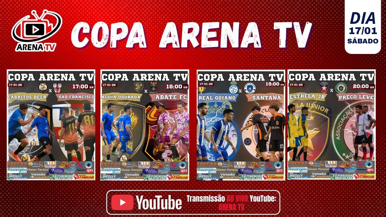 🔴 AO VIVO | COPA ARENA TV 2026