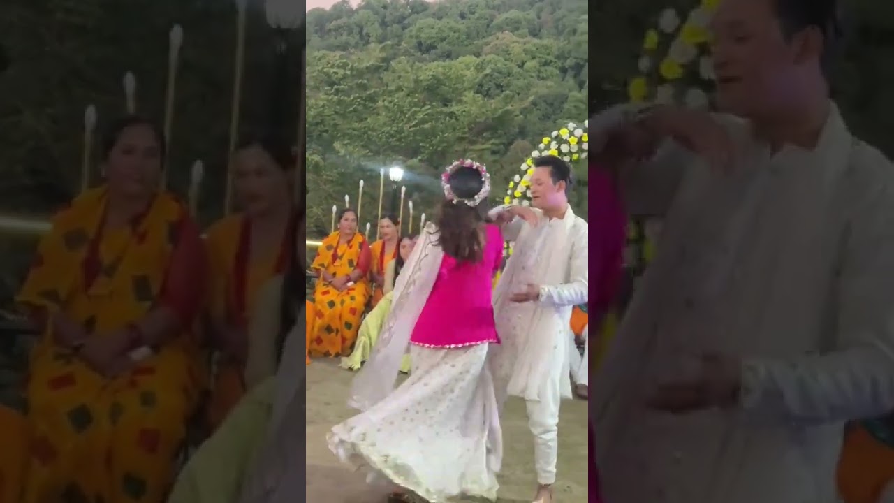 Salon basnet& Karishma kc marriage video#shorts