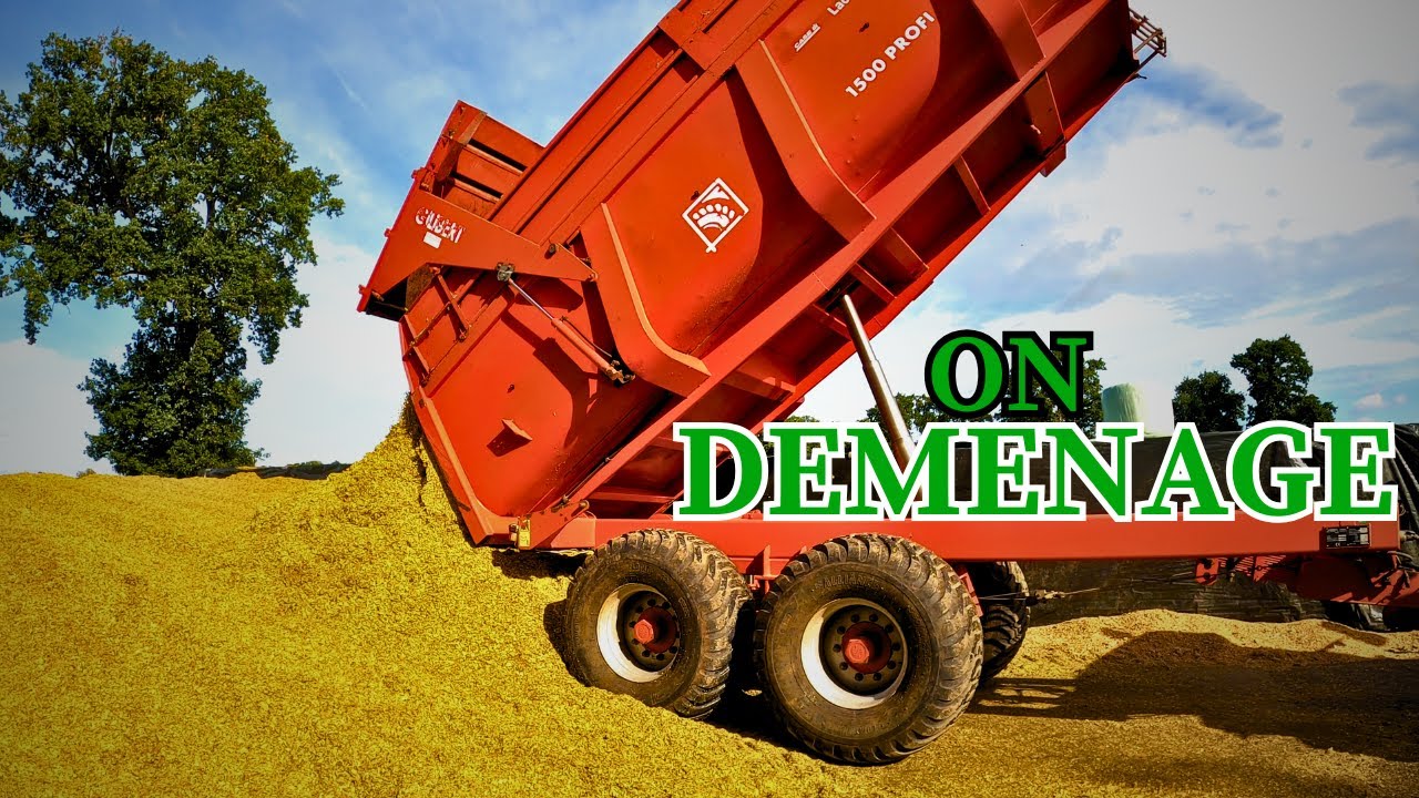 DEMENAGEMENT, ENSILAGE et SEMIS DE DÉROBÉ !!!!!!