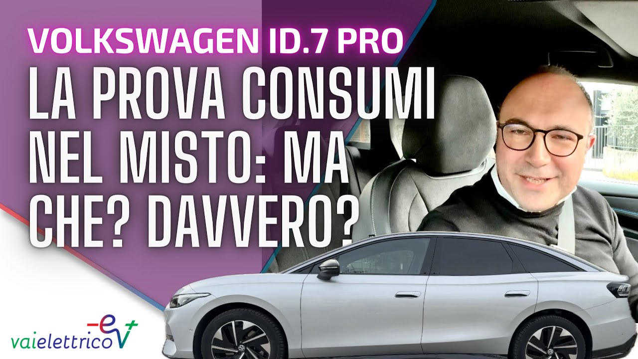 VOLKSWAGEN ID.7: la PROVA CONSUMI nel MISTO! Ma che? DAVVERO?