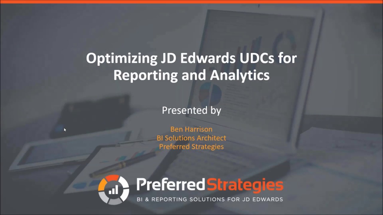 Optimizing JD Edwards User Defined Codes (UDCs) for Reporting & Analytics
