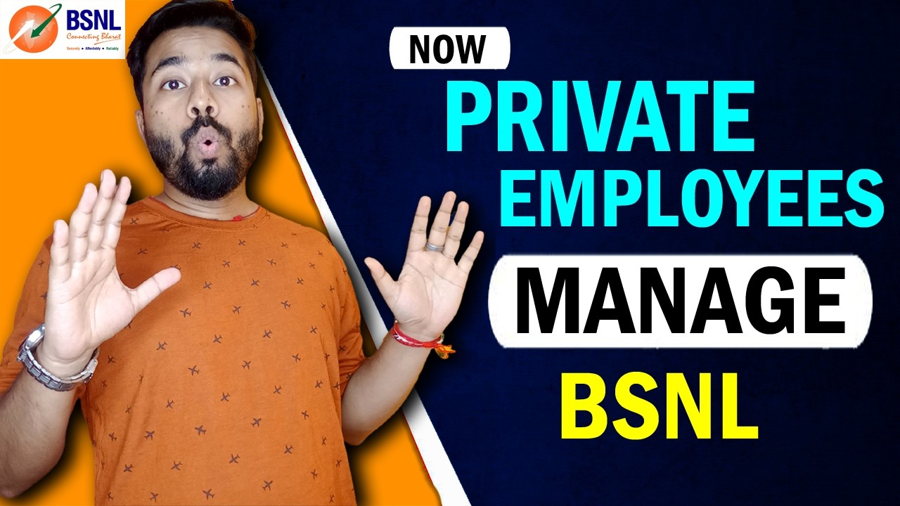 Now Private Employees Manage BSNL ...😳😳