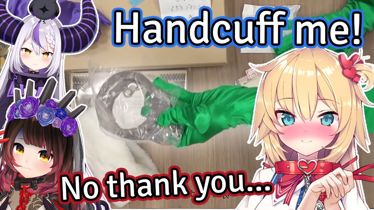 Haachama Gave Roboco Handcuffs As a Present But... 【Hololive】【EN Sub】