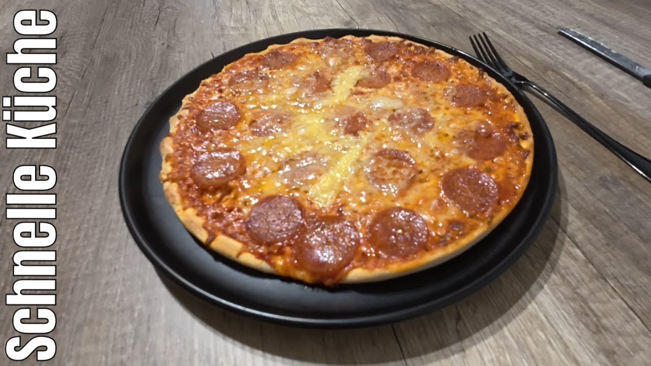 Schnelle Küche: TK Pizza etwas veredeln und ab in die Multi Microwelle