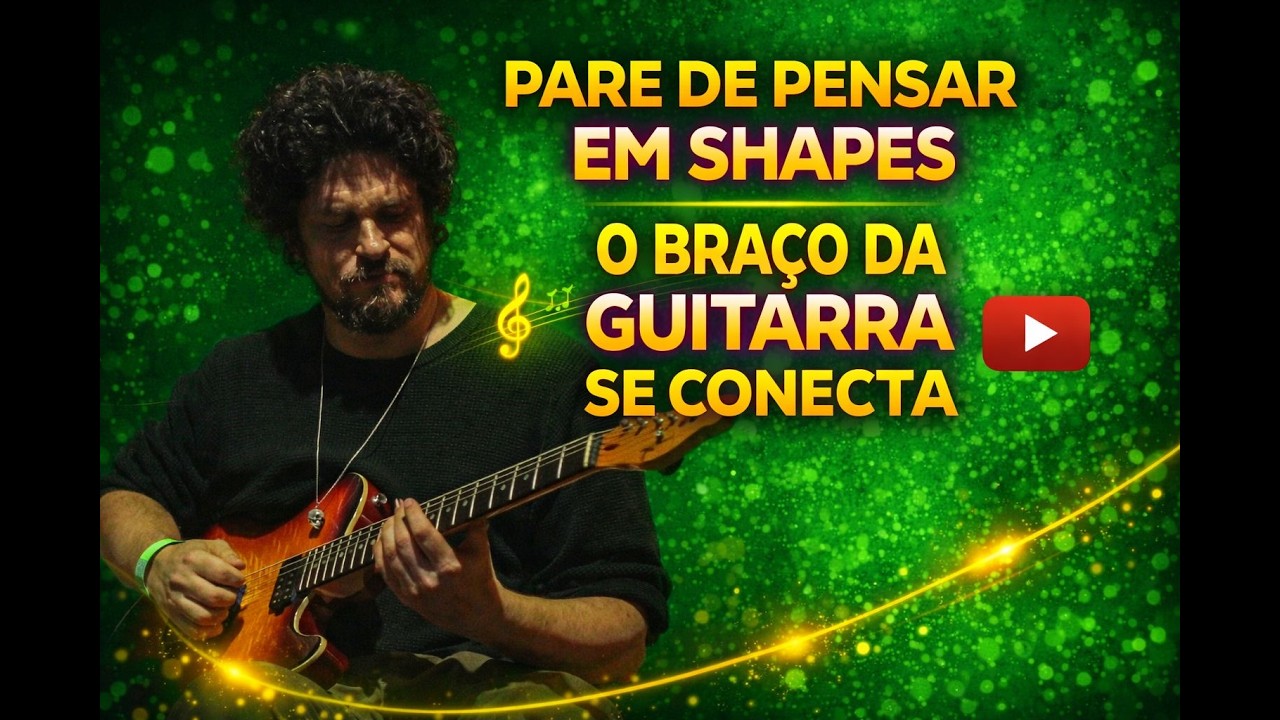 PARE DE PENSAR EM SHAPES - O BRAÇO DA GUITARRA SE CONECTA