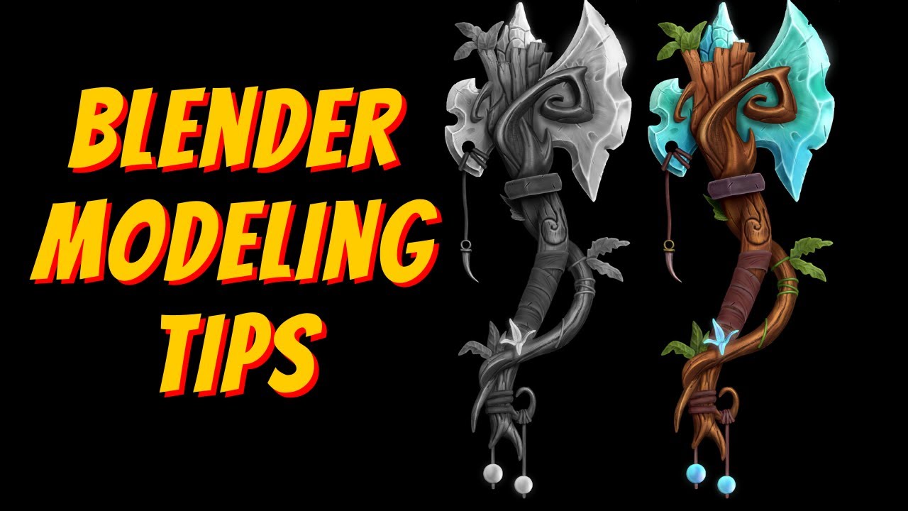 Blender 3D Modelling & Texturing Tips - Timelapse tutorial