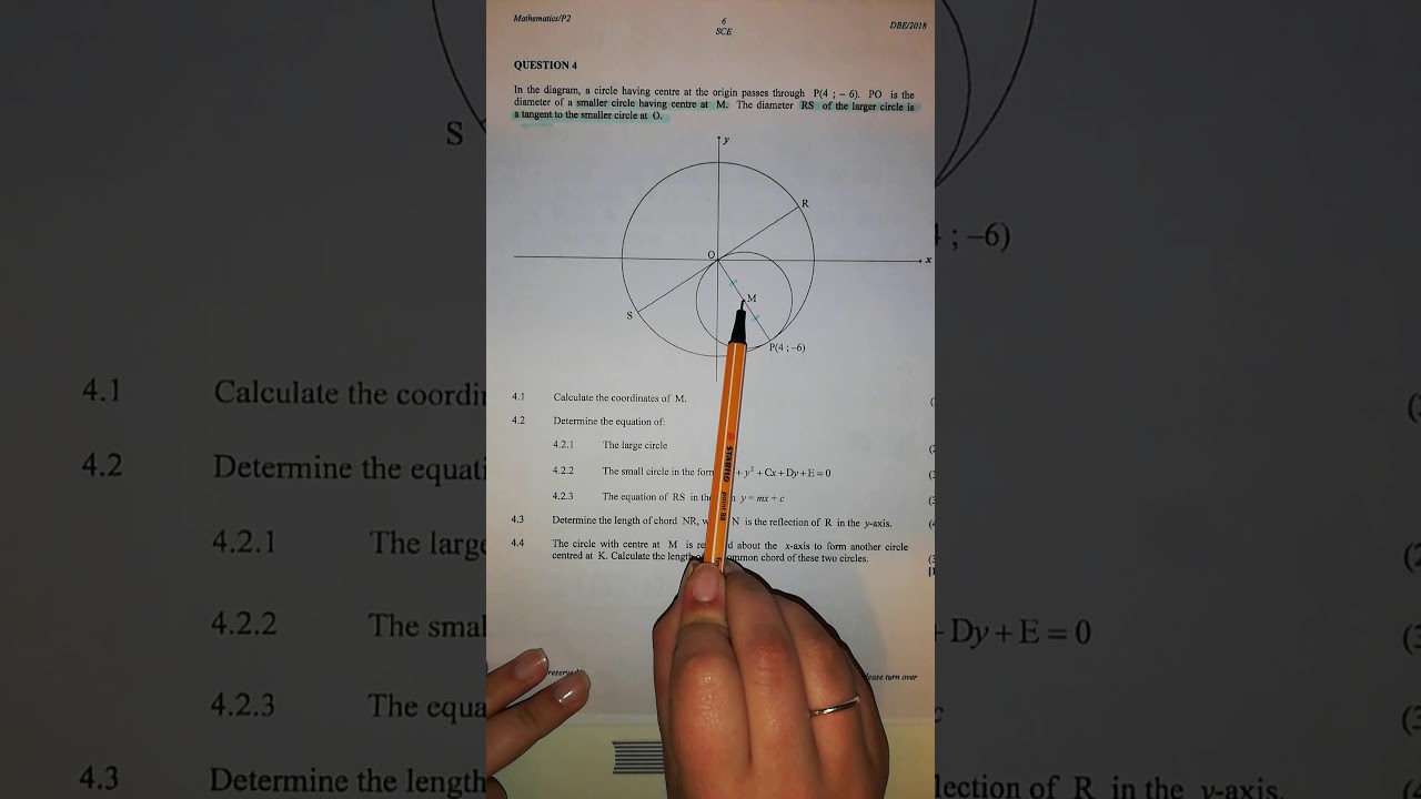 Analytical geometry Grade 12