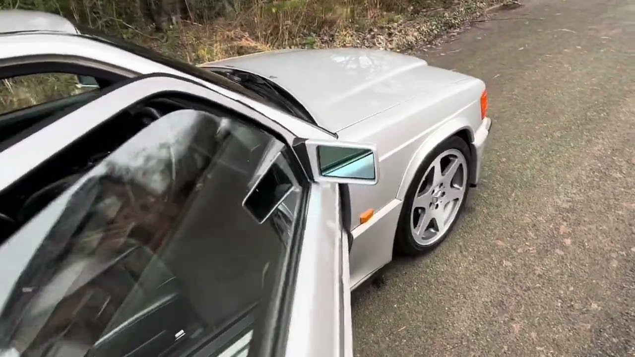 1989 Mercedes 190E-2.5 16 Valve 5 Speed Manual Cosworth Saloon Astral Silver For Sale