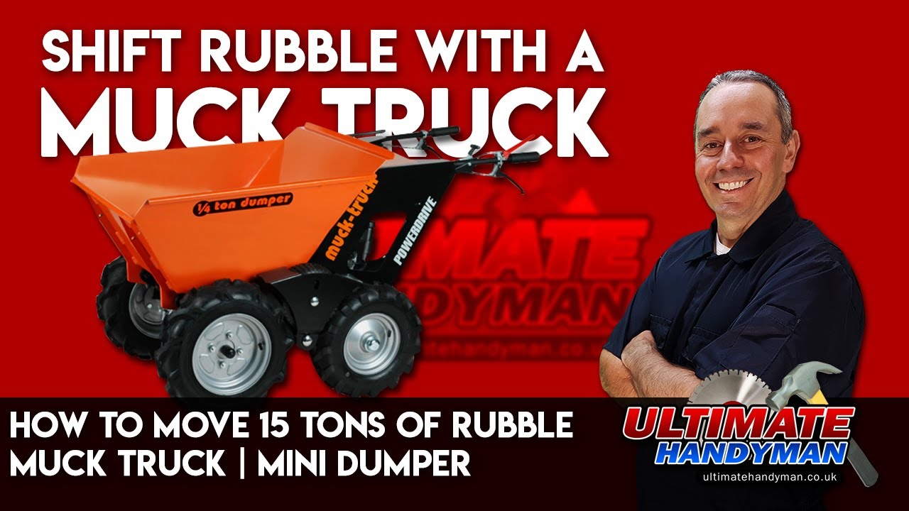 Muck truck | Mini dumper | How to move 15 tons of rubble