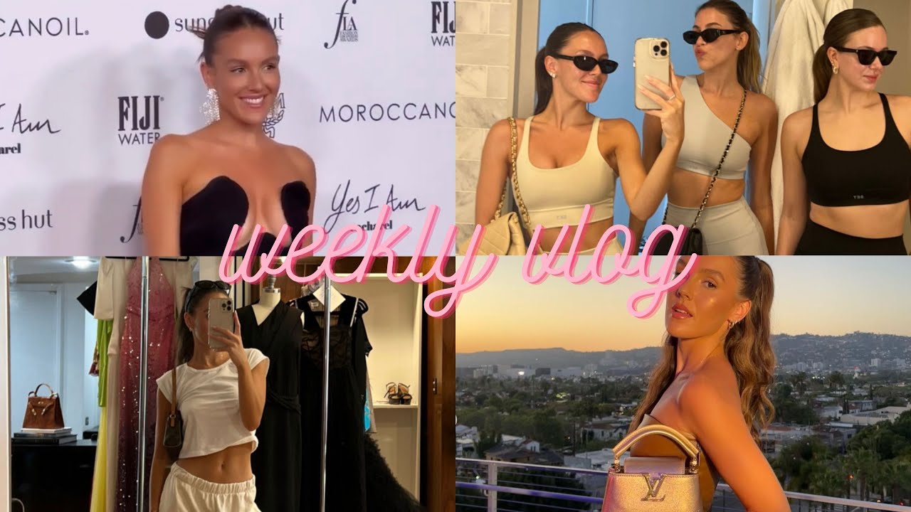 VLOG: louis vuitton dinner, LA fashion awards, baseball game & coachella prep! | Emma Rose