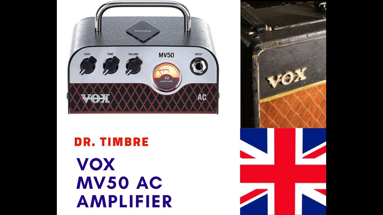 VOX MV50 AC AMP REVIEW COMPLETO!!! Mini Vox Ac15, Ac30... Alto Falante CELESTION GREENBACK Speakers!