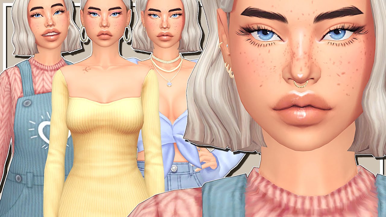 The Sims 4  NEW YEAR, NEW ME 🌼  | cas & lookbook + CC Links
