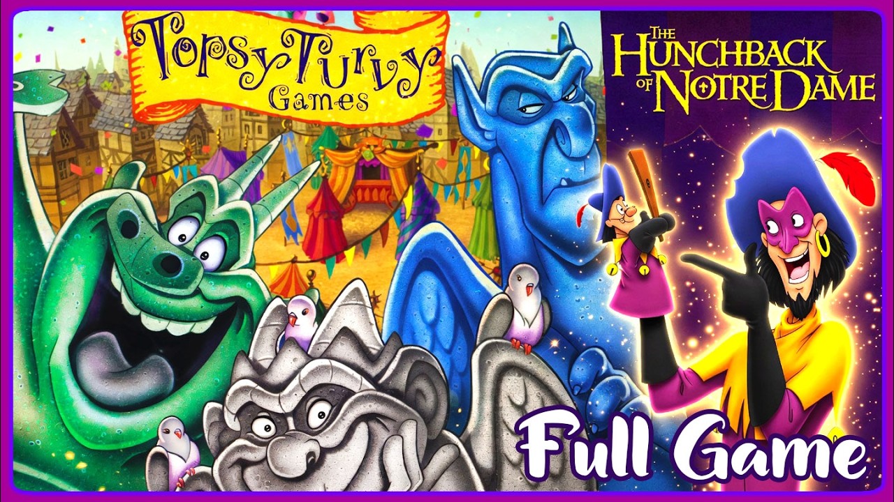 The Hunchback of Notre Dame: Topsy Turvy Games Full Game Longplay (PC)