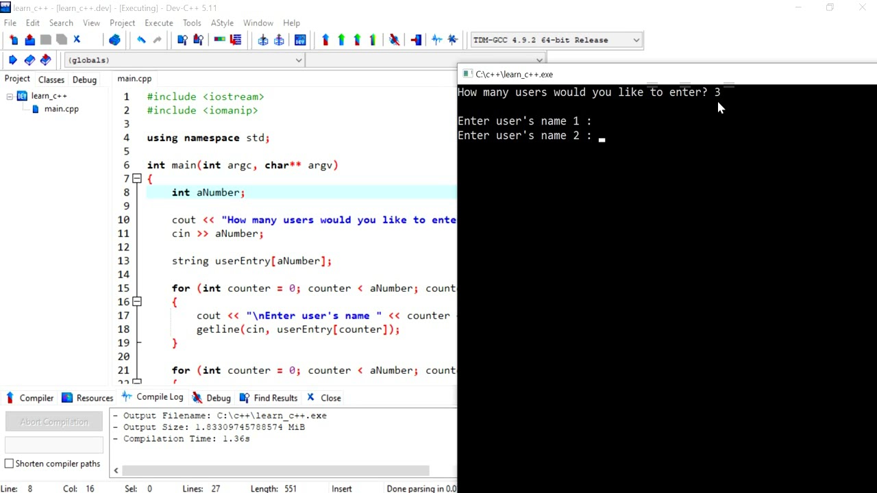 C++ 13: Использование cin.ignore()