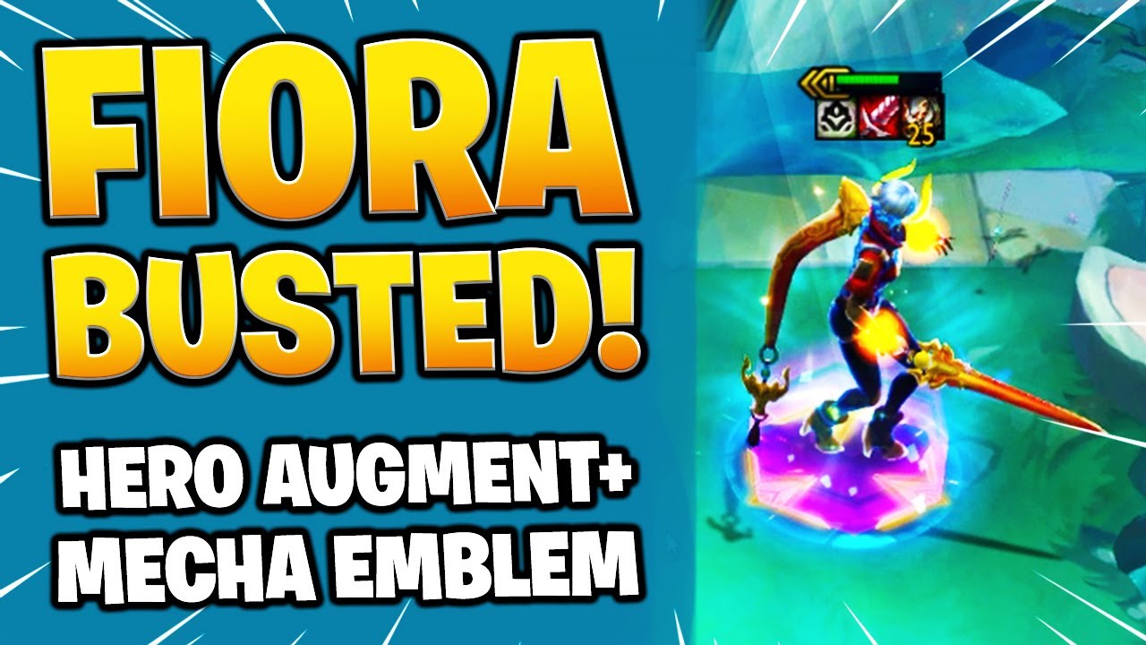 Fiora is BUSTED! Mecha/Hero augment combo set 8.5 #tft