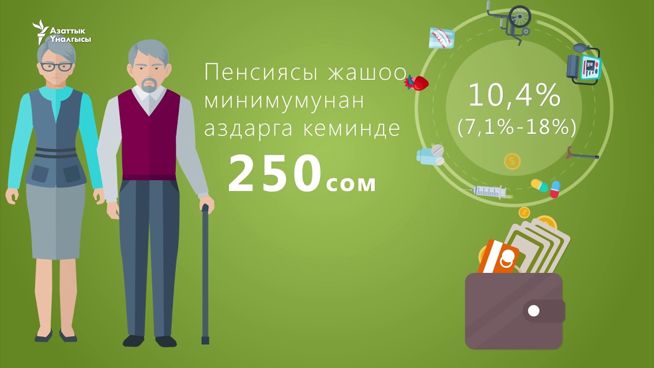 Пенсия канча сомго көтөрүлдү?