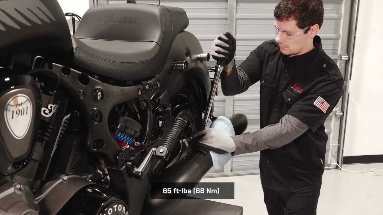 Indian Challenger Drive Belt Inspection and Tension Adjustment - Indian Motorcycle