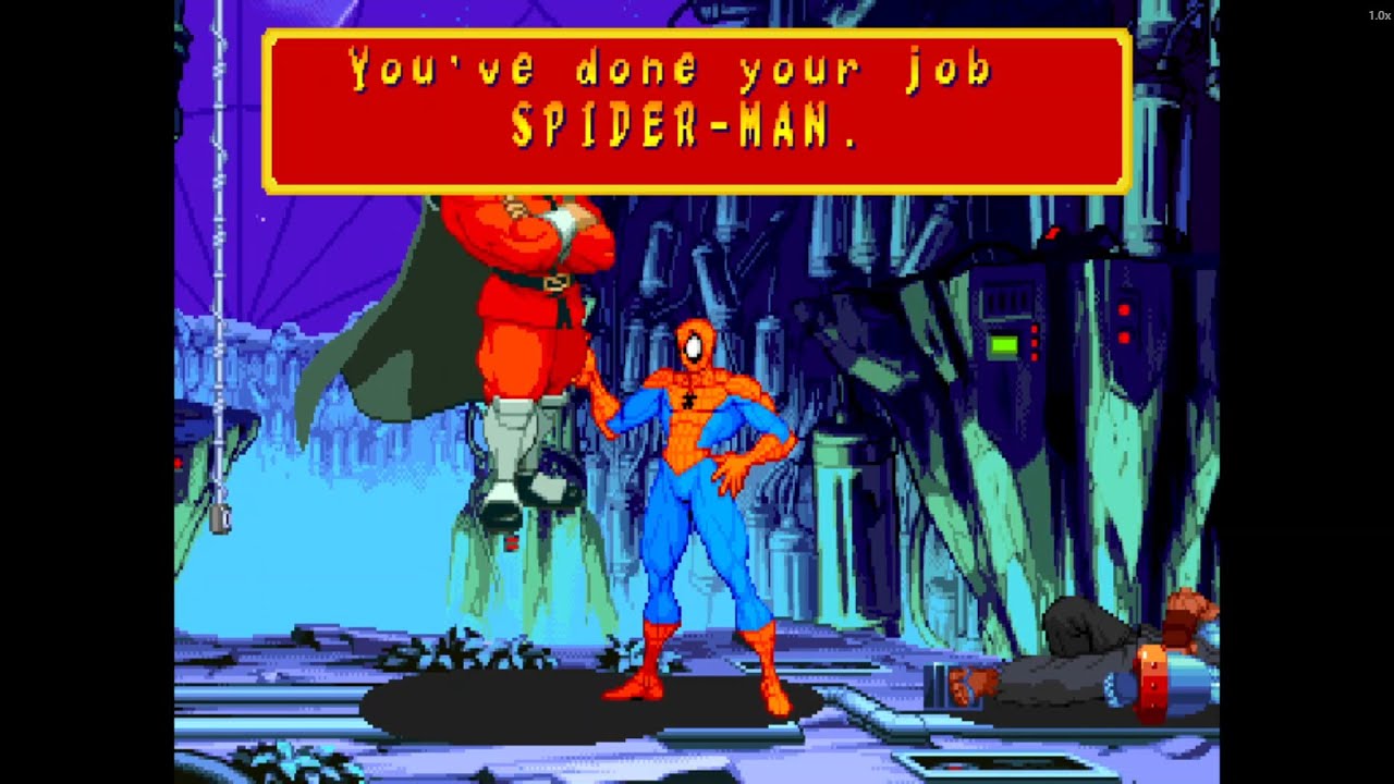 BISON & SPIDER-MAN — Psycho Power and Web Power! | Marvel Super Heroes vs Street Fighter Retro Tag