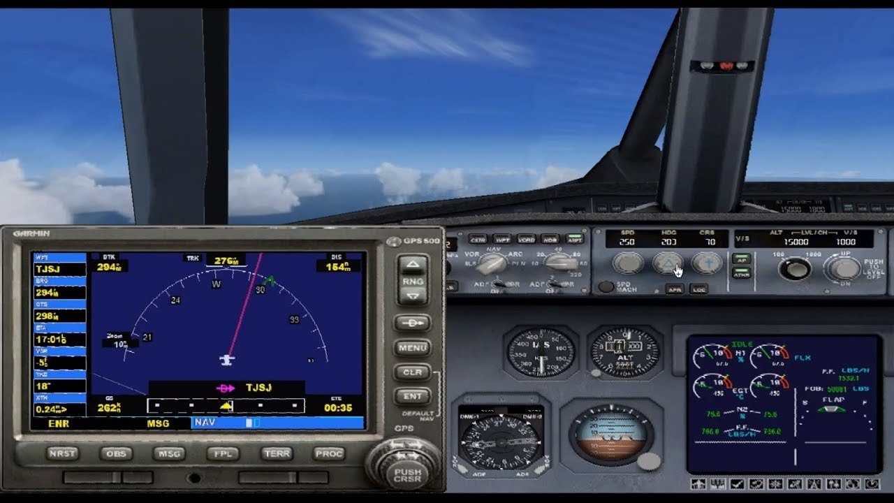 Flight Simulator X Autopilot Tutorial  Part 1 How to use Autopilot and GPS navigation
