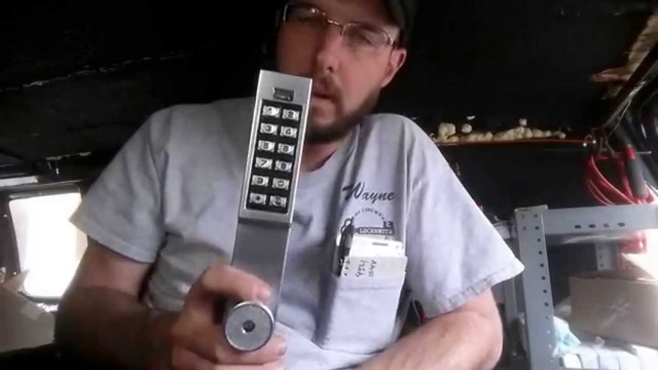 Replace Change Batteries on Alarm Lock Narrow Style DL PDL 1200 1300 1250
