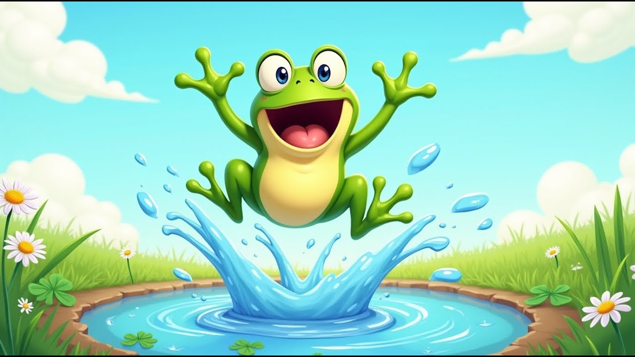 Der kleine Frosch 🐸 &ndash; Ein fr&ouml;hliches Kinderlied zum Mitsingen! 🌿