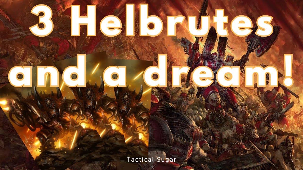 Taking 3 Helbrutes to a 40k Tournament