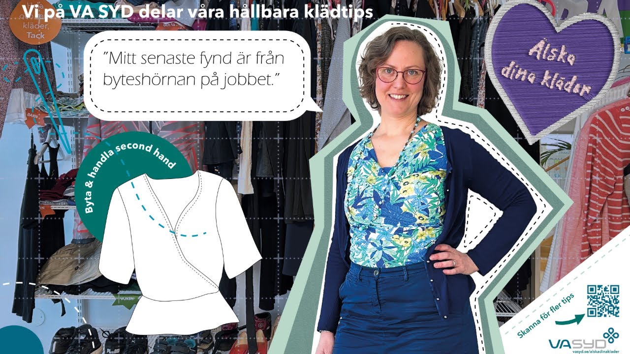 Älska dina kläder - Häng med Helena till VA SYDs byteshörna