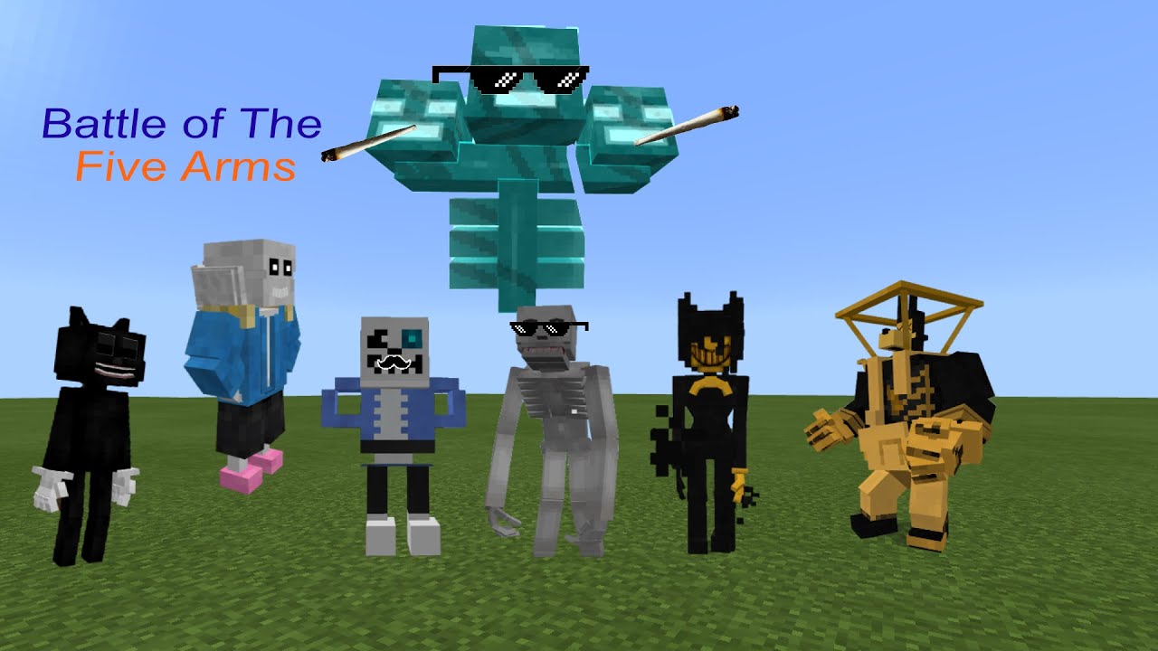 Minecraft Battle Teams l Sans Team Vs Scp 096 Team l WitherZilla Vs Wither Storm l Ultimate Battle