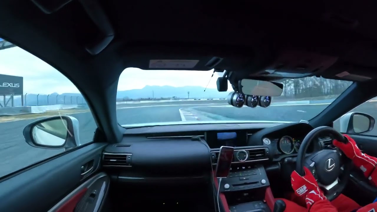 LEXUS RCF 富士スピードウェイ　2022年3月17日　1分57秒99