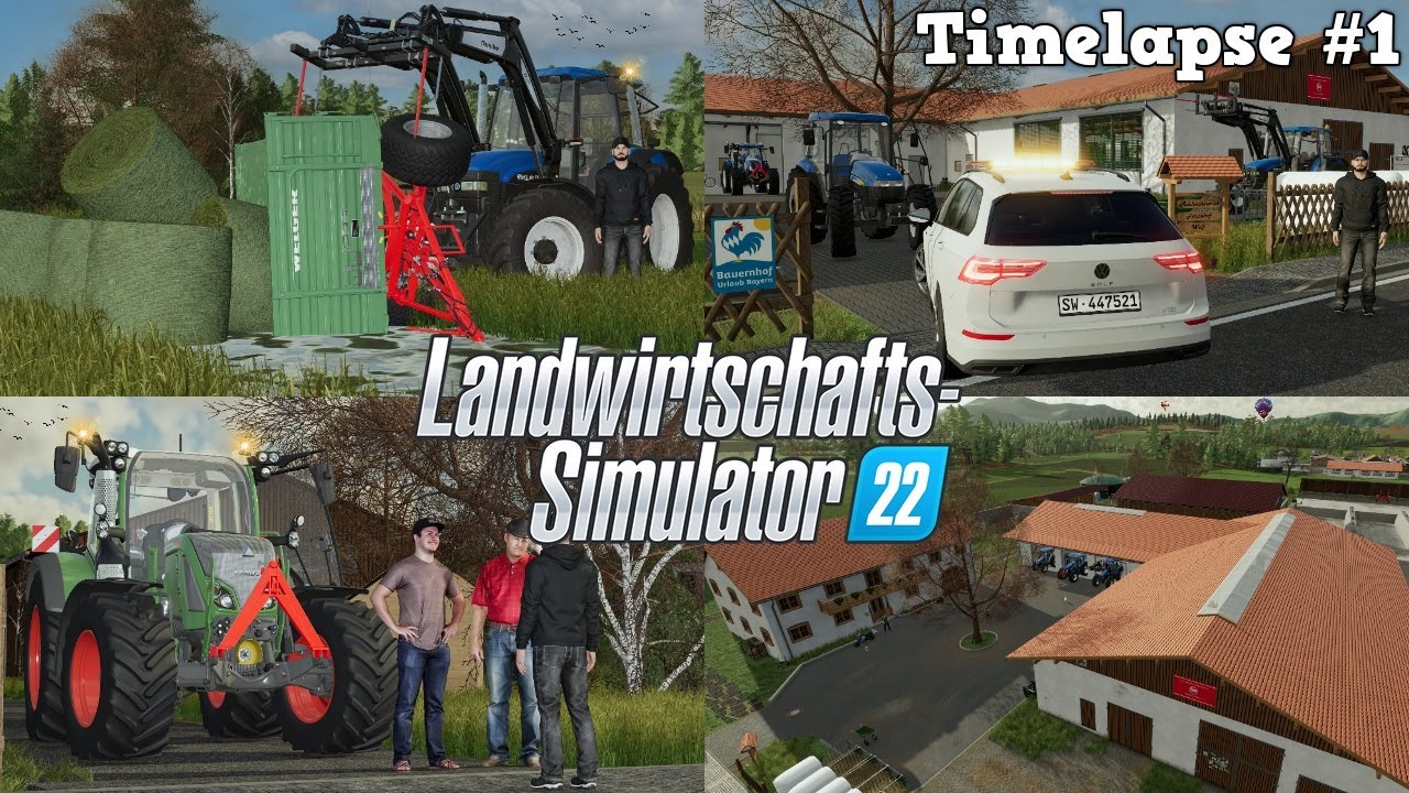 Eine spannende RÜCKKEHR ins wunderschöne ELLERBACH mit @TheCamPeRYT! 😍🚜💨 | [LS22] - Timelapse #1
