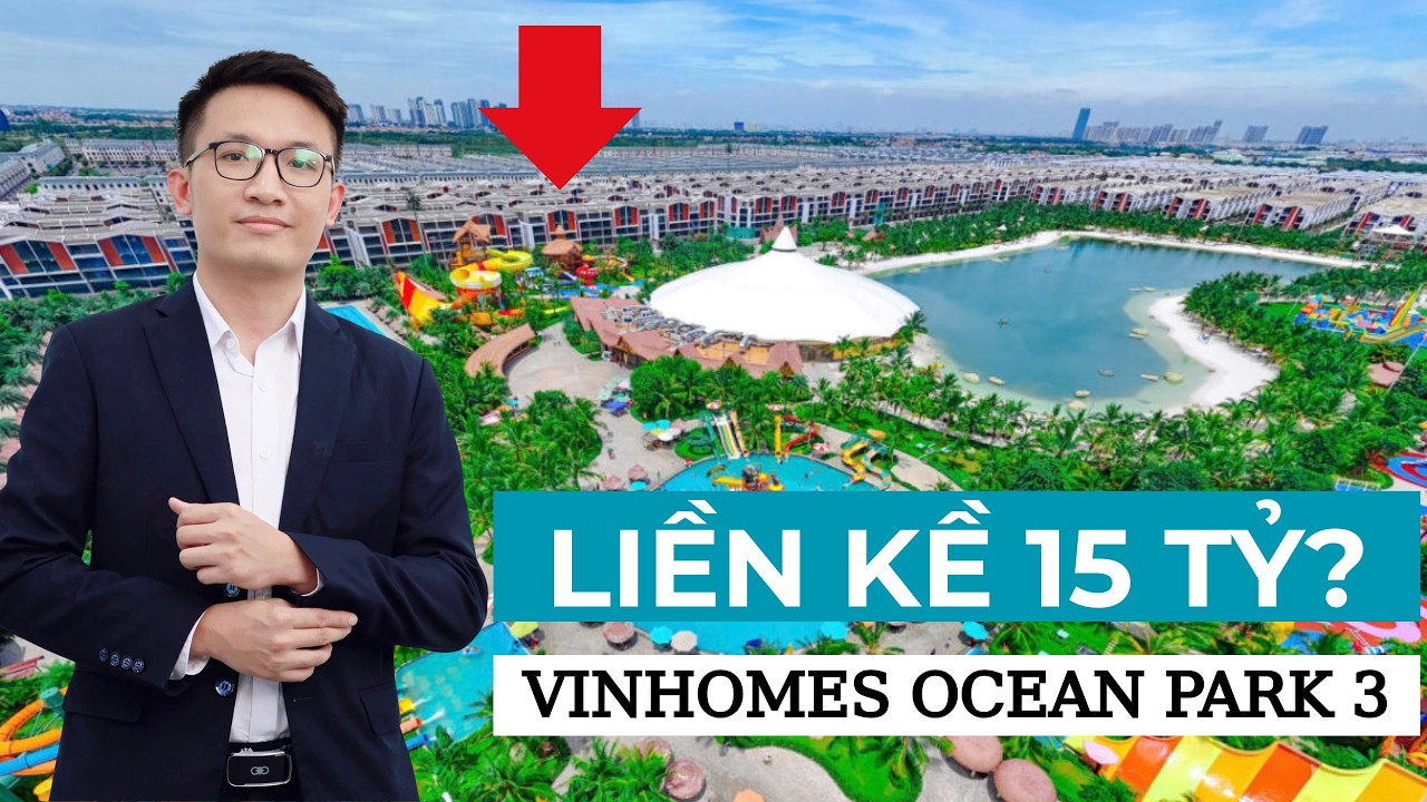 Có sẵn 15 tỷ, mua gì ở Vinhomes Ocean Park 3? Liền kề Vịnh Thiên Đường 25 - 75m2 đất 286m2 xây dựng.