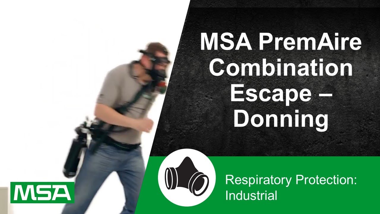 MSA PremAire Combination Escape – Donning