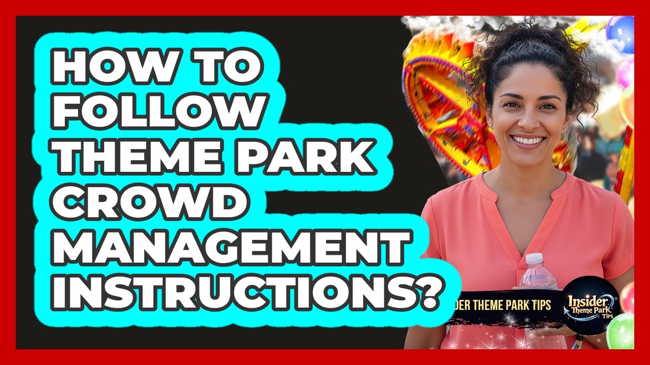 How To Follow Theme Park Crowd Management Instructions?