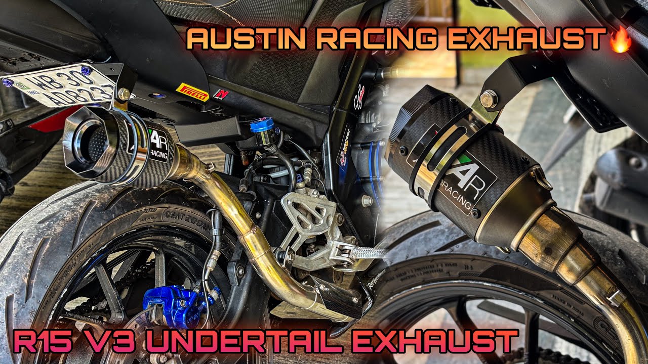 Austin Racing Underbelly Exhaust Installed On R15 V3 |Super Loud🤯 