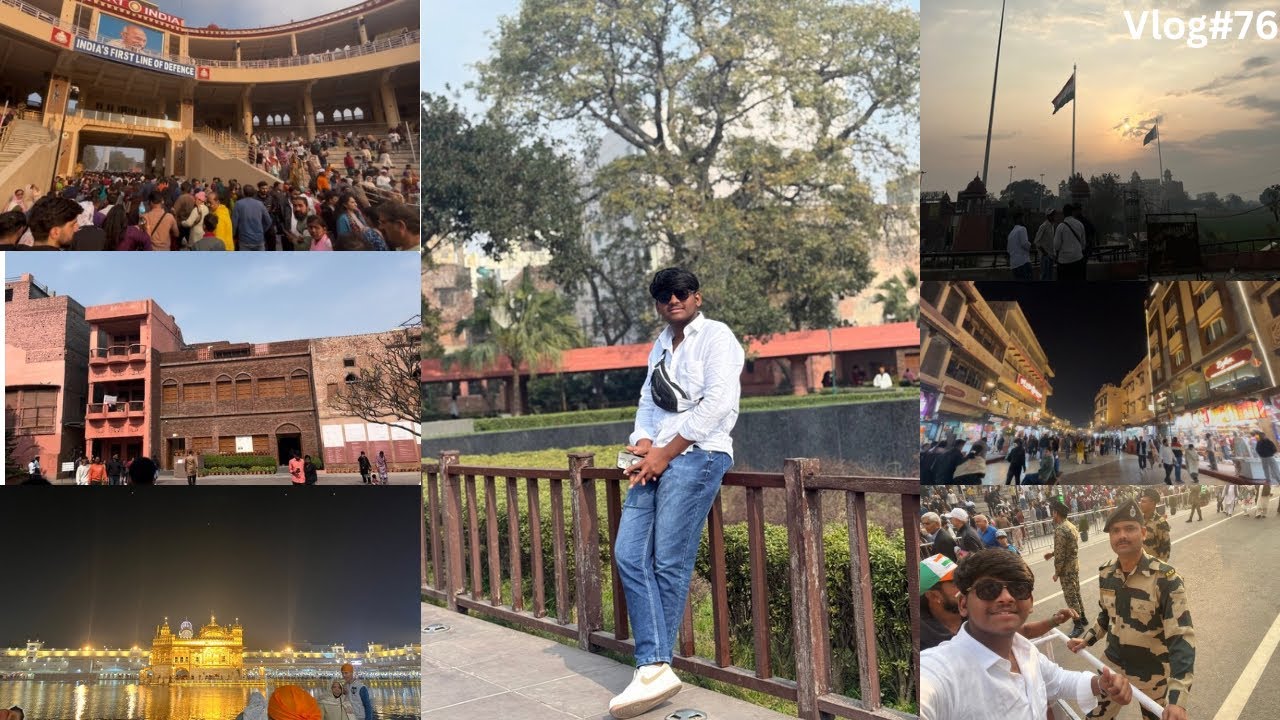 Wagah Border Energy & Golden Temple Peace 🙌💐#subscribers #vlog #travel 