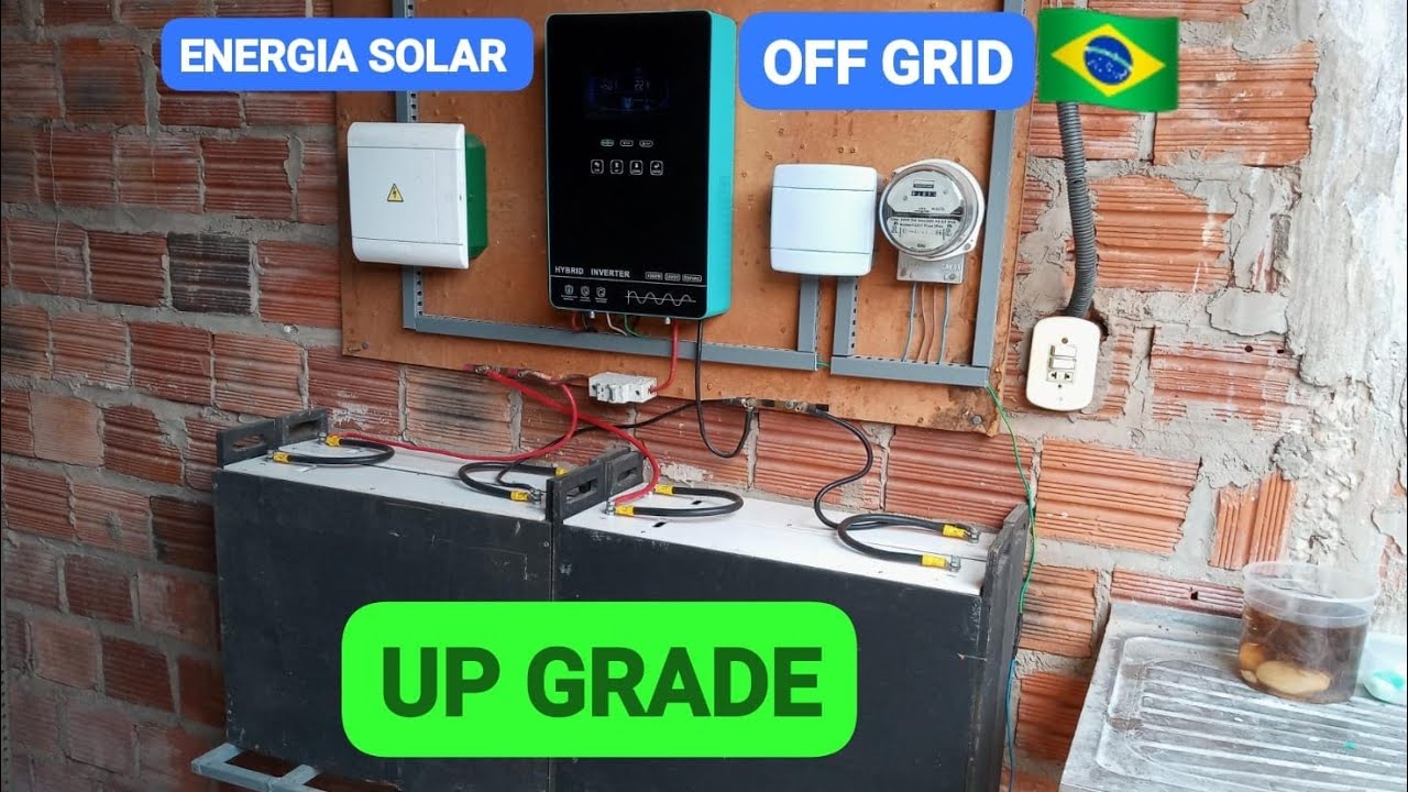 ENERGIA SOLAR OFF GRID 👉🏼UP GRADE NO SISTEMA