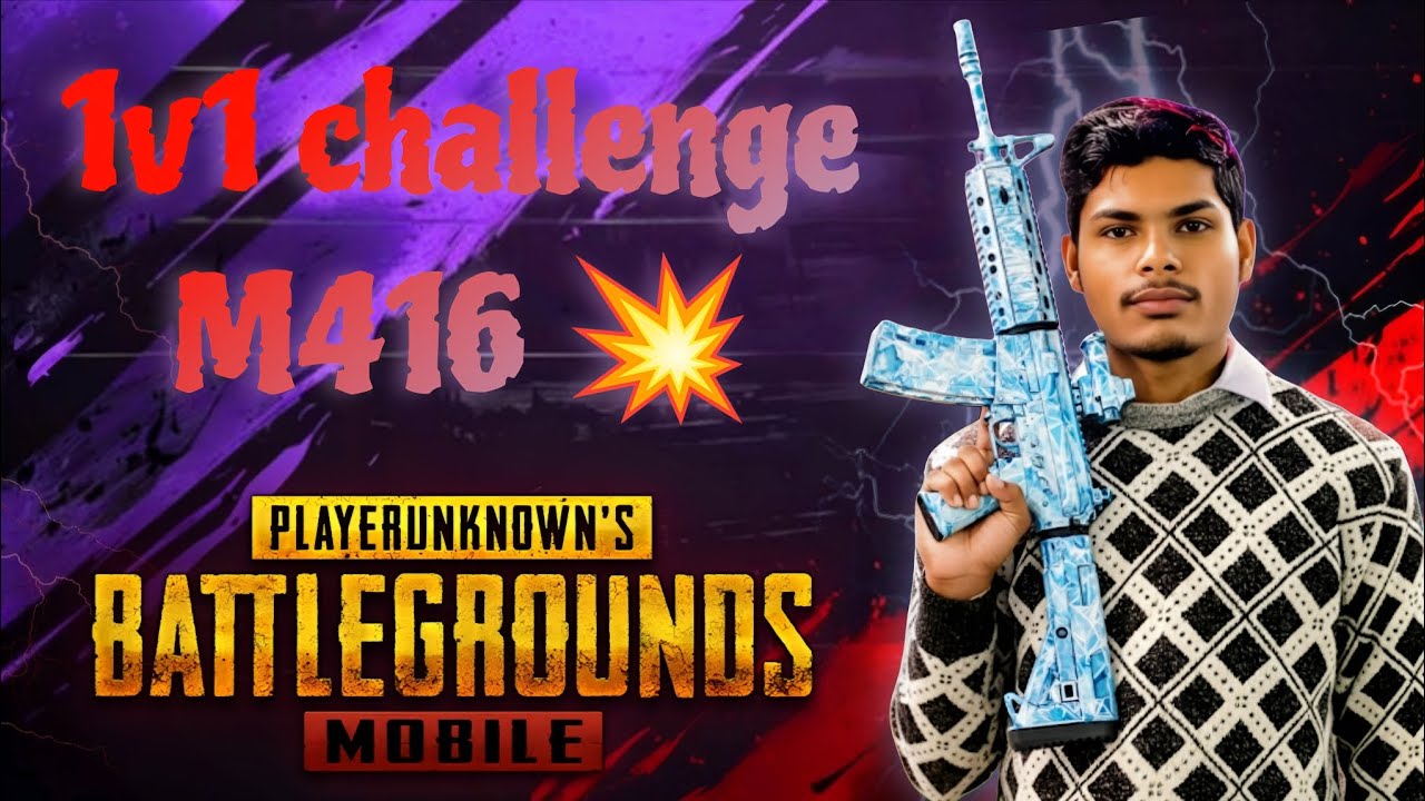 💥Бой 1 на 1 в режиме TDM на M416! Безумный геймплей #bgmi